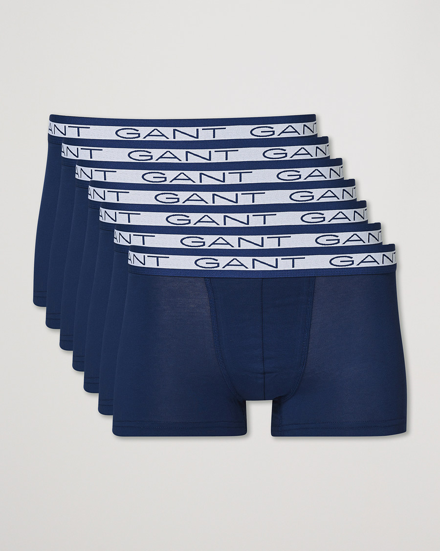Herre | Undertøj | GANT | 7-Pack Trunks Navy