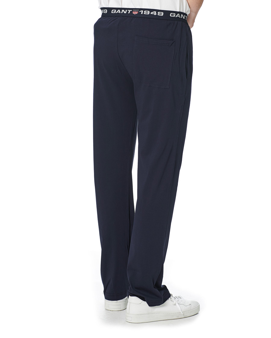 Herre | Bukser | GANT | Retro Shield Jersey Pants Evening Blue