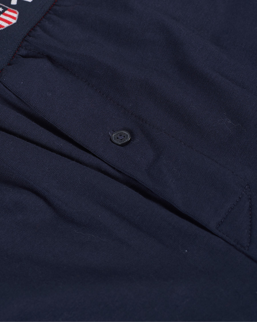 Herre | Bukser | GANT | Retro Shield Jersey Pants Evening Blue