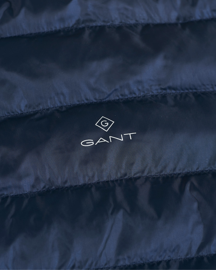 Herre | Jakker | GANT | Hybrid Down Jacket Evening Blue