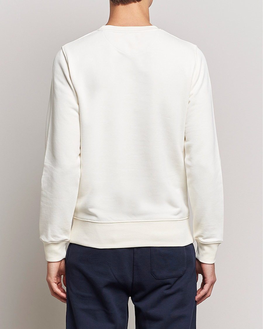 Herre | Trøjer | GANT | Original Shield Logo Crew Neck Sweatshirt Eggshell