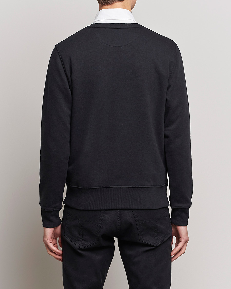 Herre | Trøjer | GANT | Original Shield Logo Crew Neck Sweatshirt Black