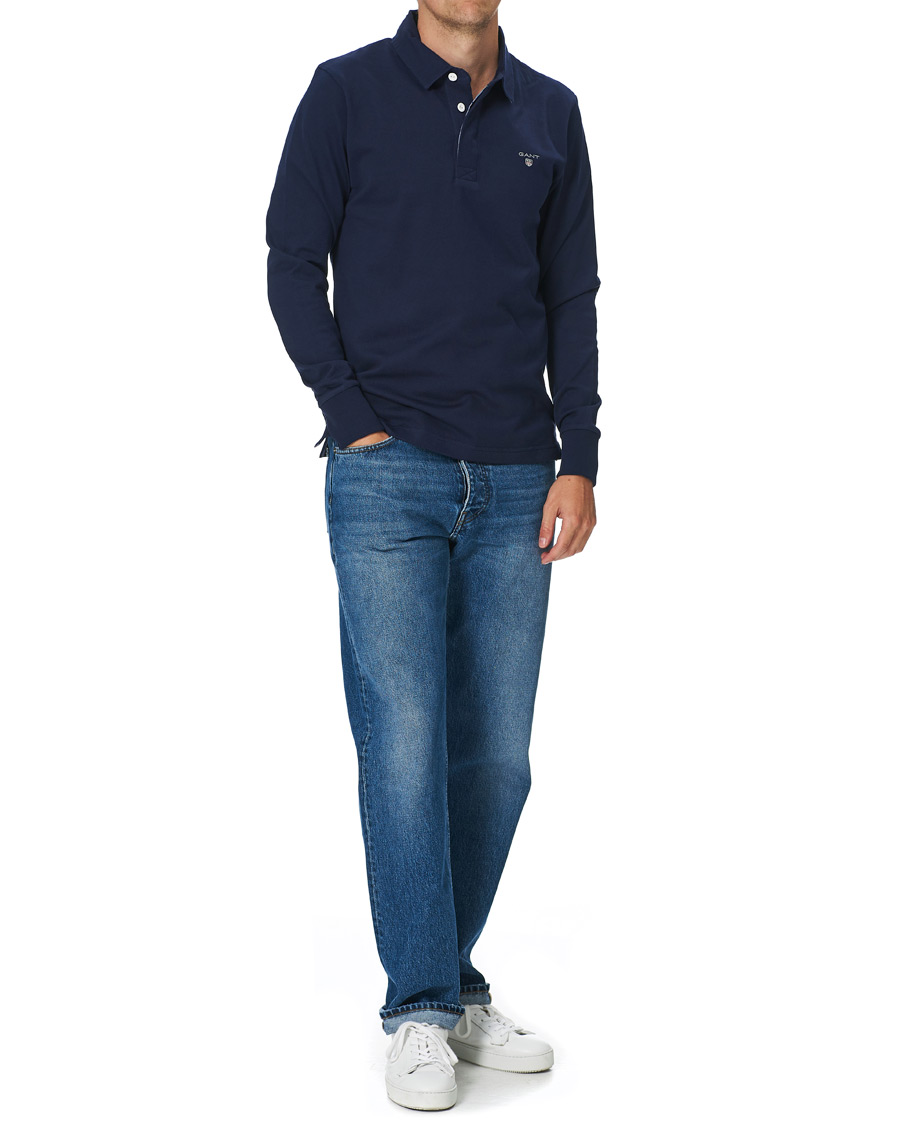 Herre | Trøjer | GANT | Original Heavy Rugger Evening Blue