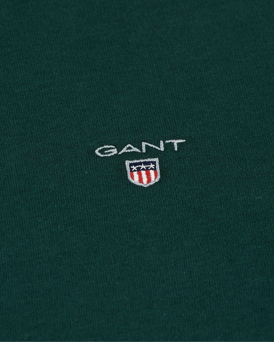 Herre | Trøjer | GANT | Original Hoodie Tartan Green