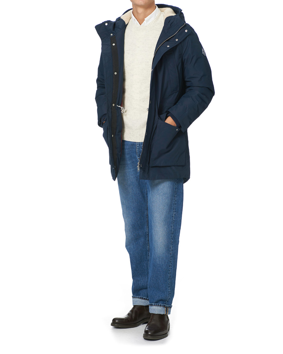 Herre | Jakker | GANT | The Everyday Parka Marine