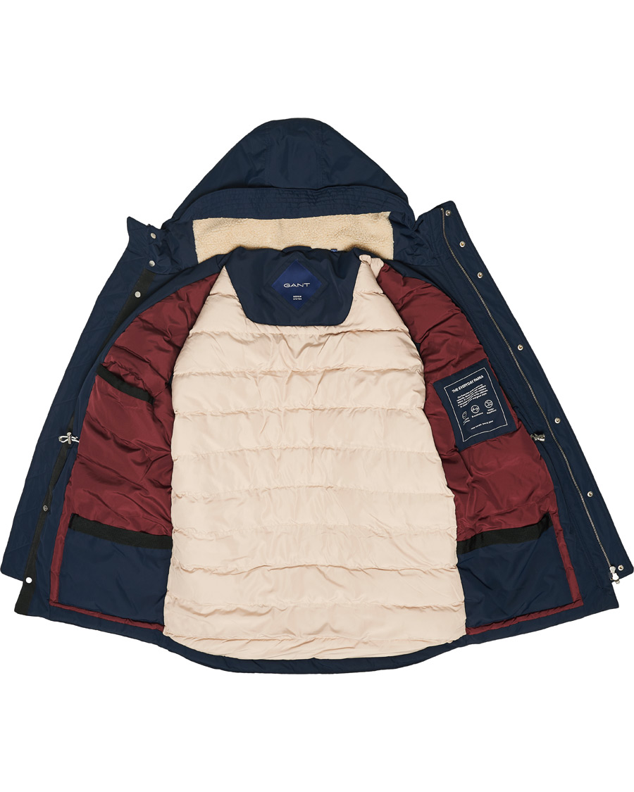 Herre | Jakker | GANT | The Everyday Parka Marine