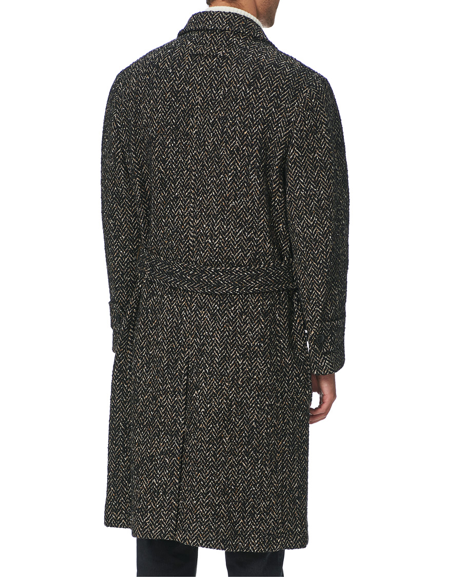 Herre | Jakker | GANT | The Herringbone Coat Black