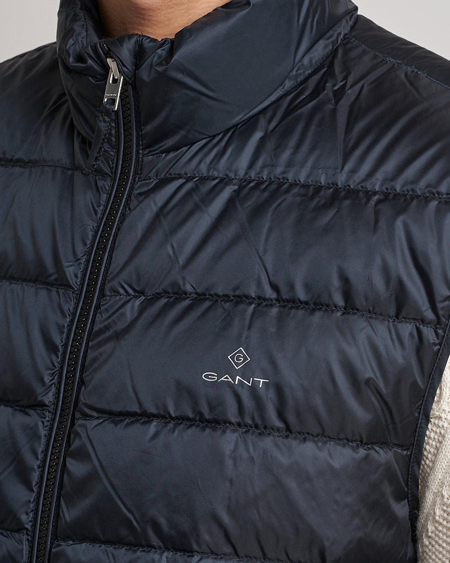 Herre | Veste | GANT | The Light Down Gilet Black