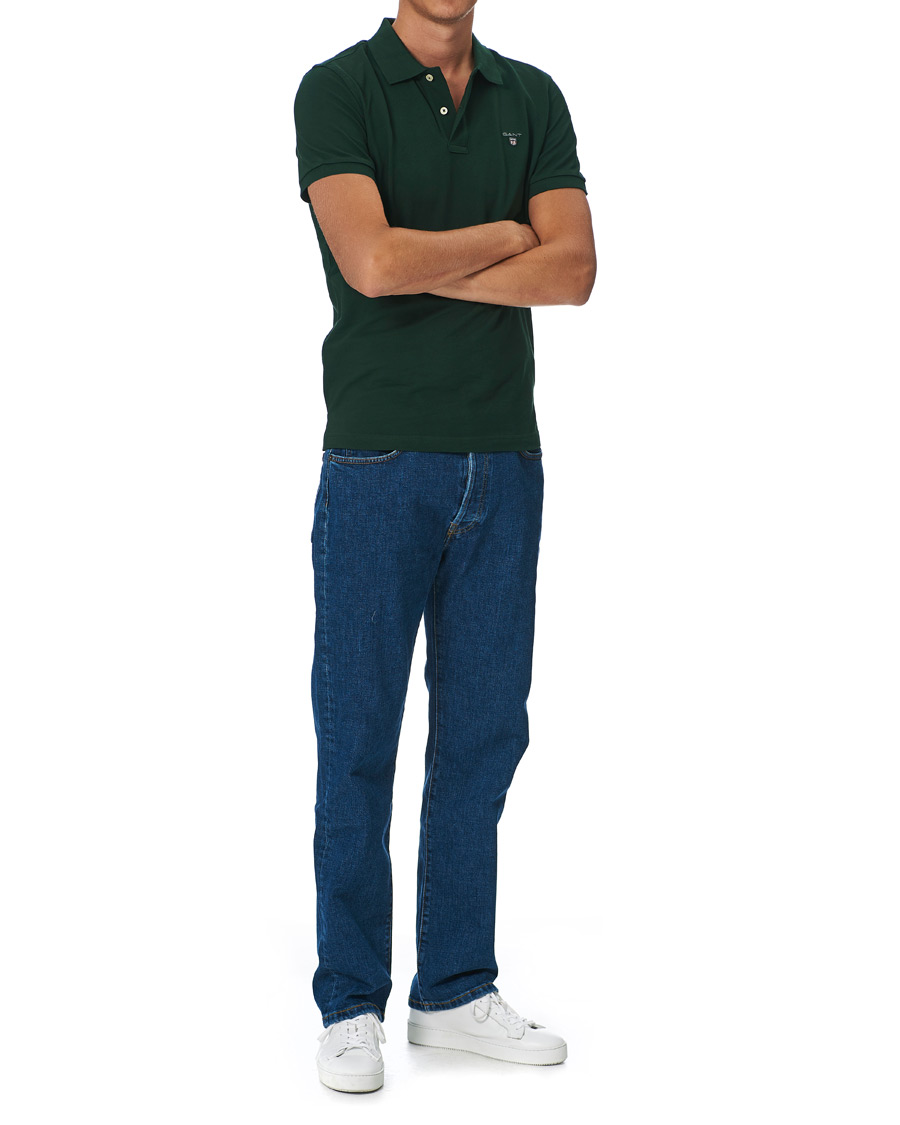 Herre | Polotrøjer | GANT | The Original Polo Tartan Green