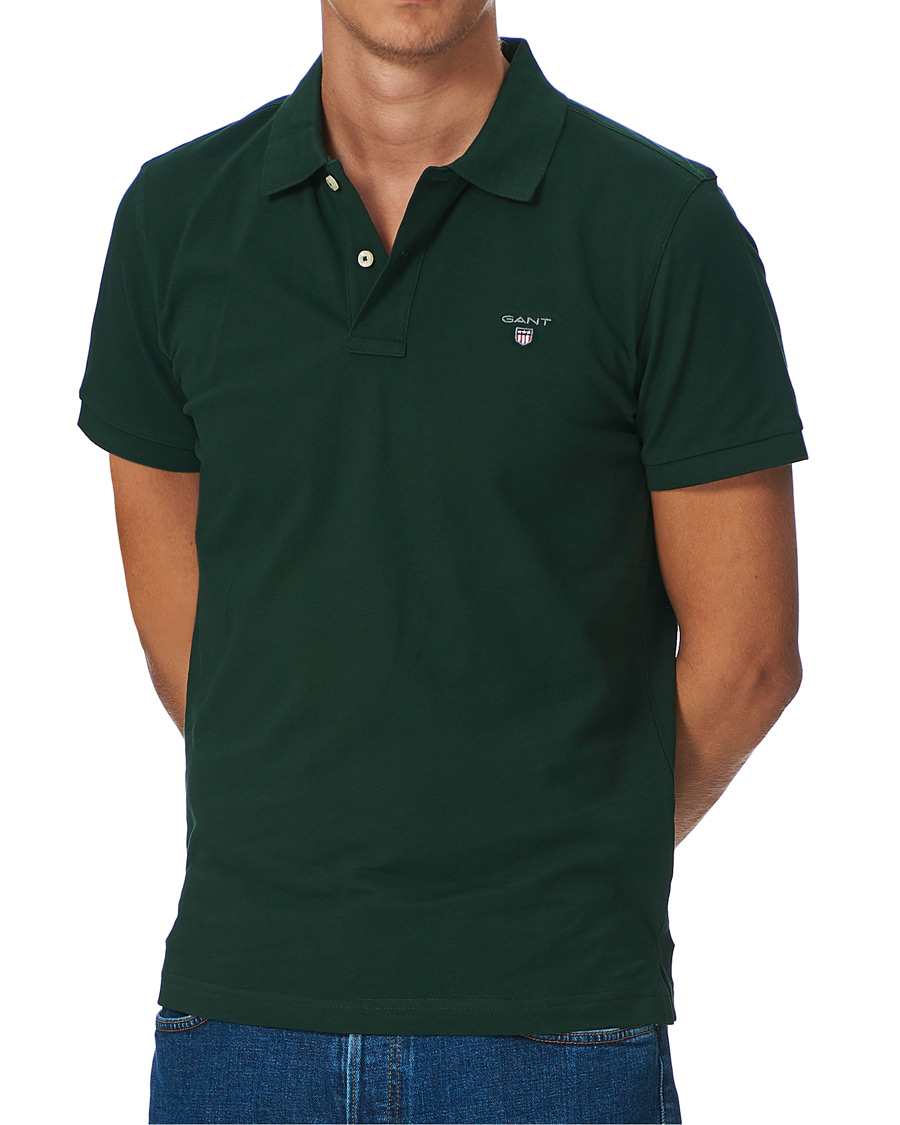Herre | Polotrøjer | GANT | The Original Polo Tartan Green