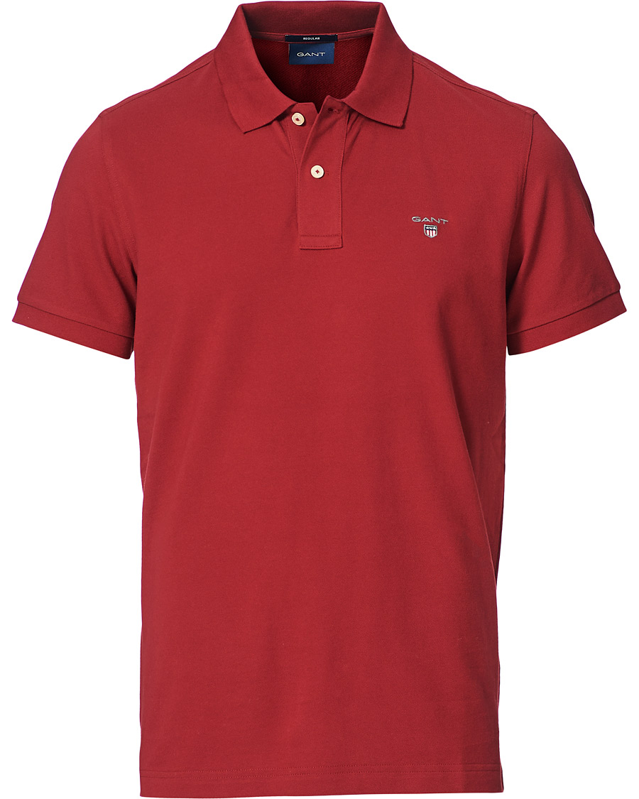 Herre | Polotrøjer | GANT | The Original Polo Mahogany Red