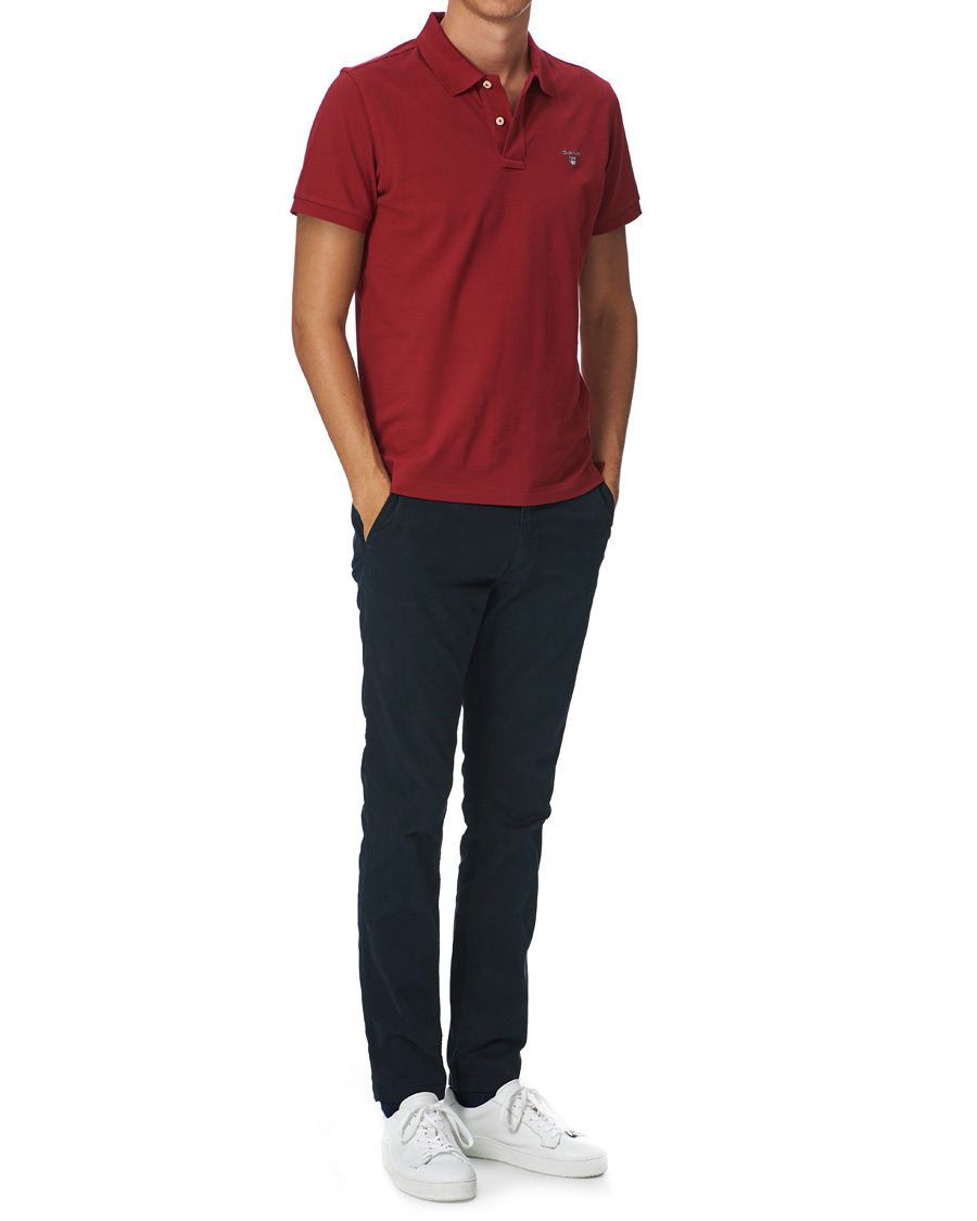 Herre | Polotrøjer | GANT | The Original Polo Mahogany Red