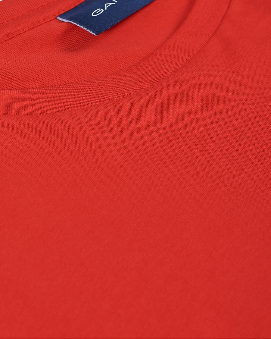Herre | T-Shirts | GANT | The Original Tee Bright Red