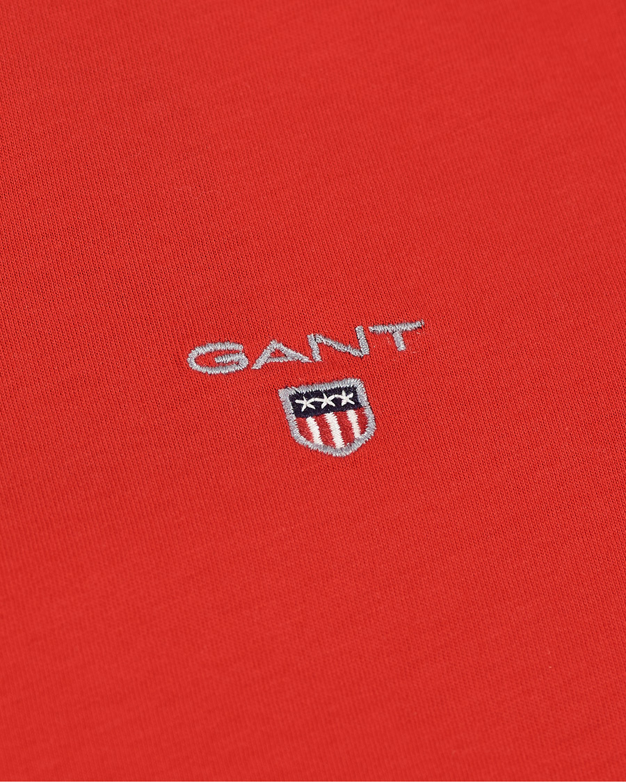 Herre | T-Shirts | GANT | The Original Tee Bright Red