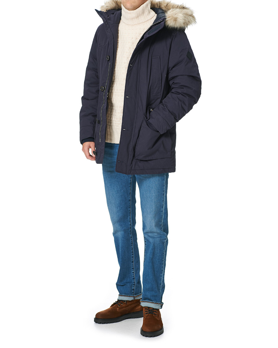 Herre | Jakker | GANT | Winter Parka Evening Blue