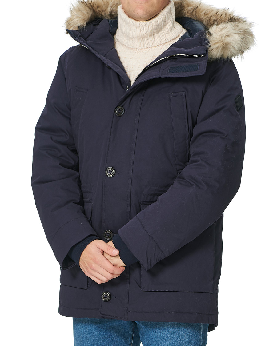 Herre | Jakker | GANT | Winter Parka Evening Blue