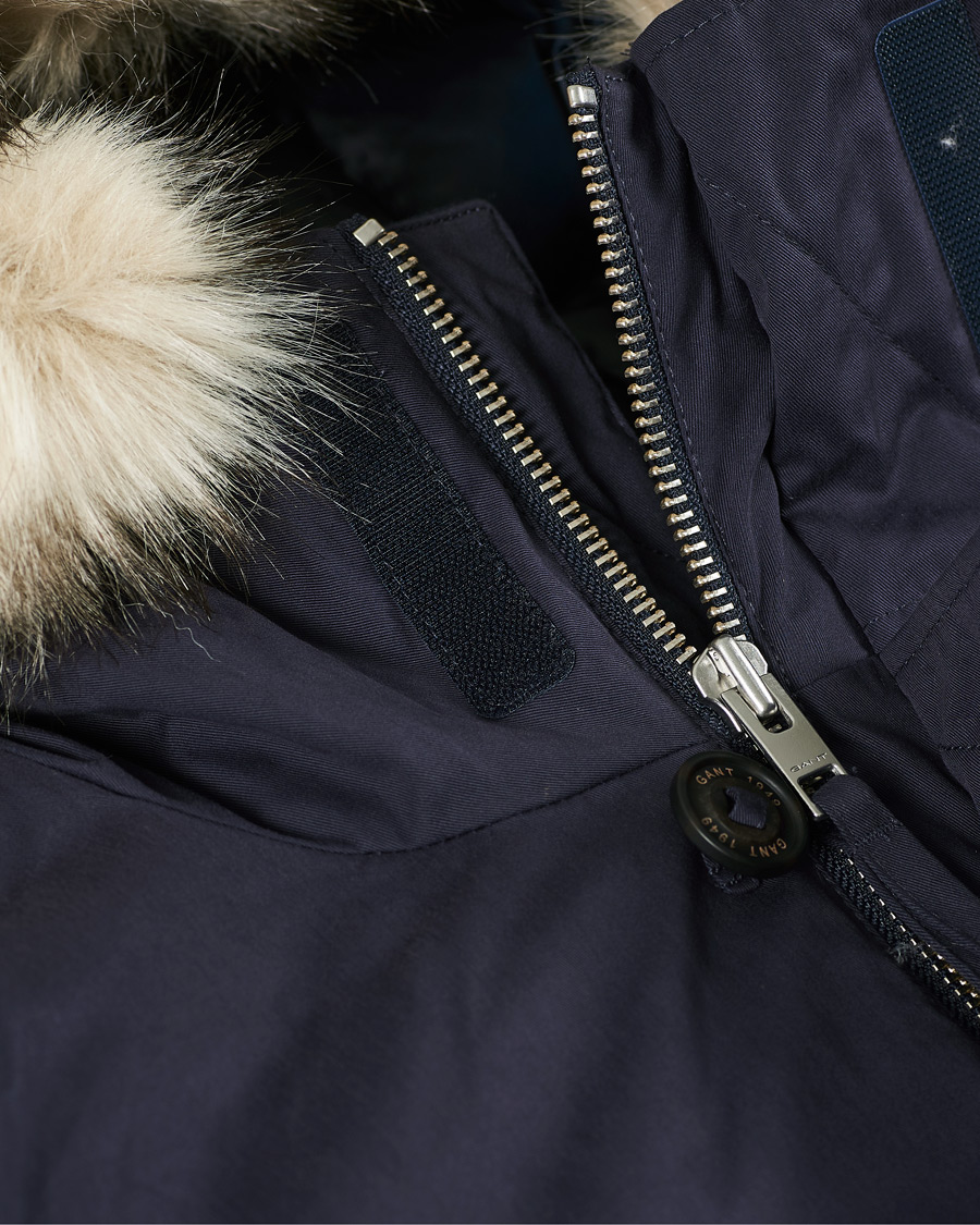 Herre | Jakker | GANT | Winter Parka Evening Blue