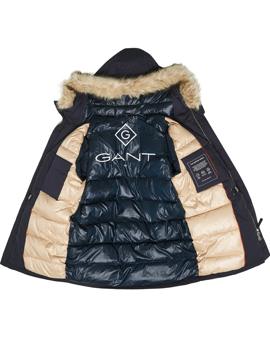 Herre | Jakker | GANT | Winter Parka Evening Blue