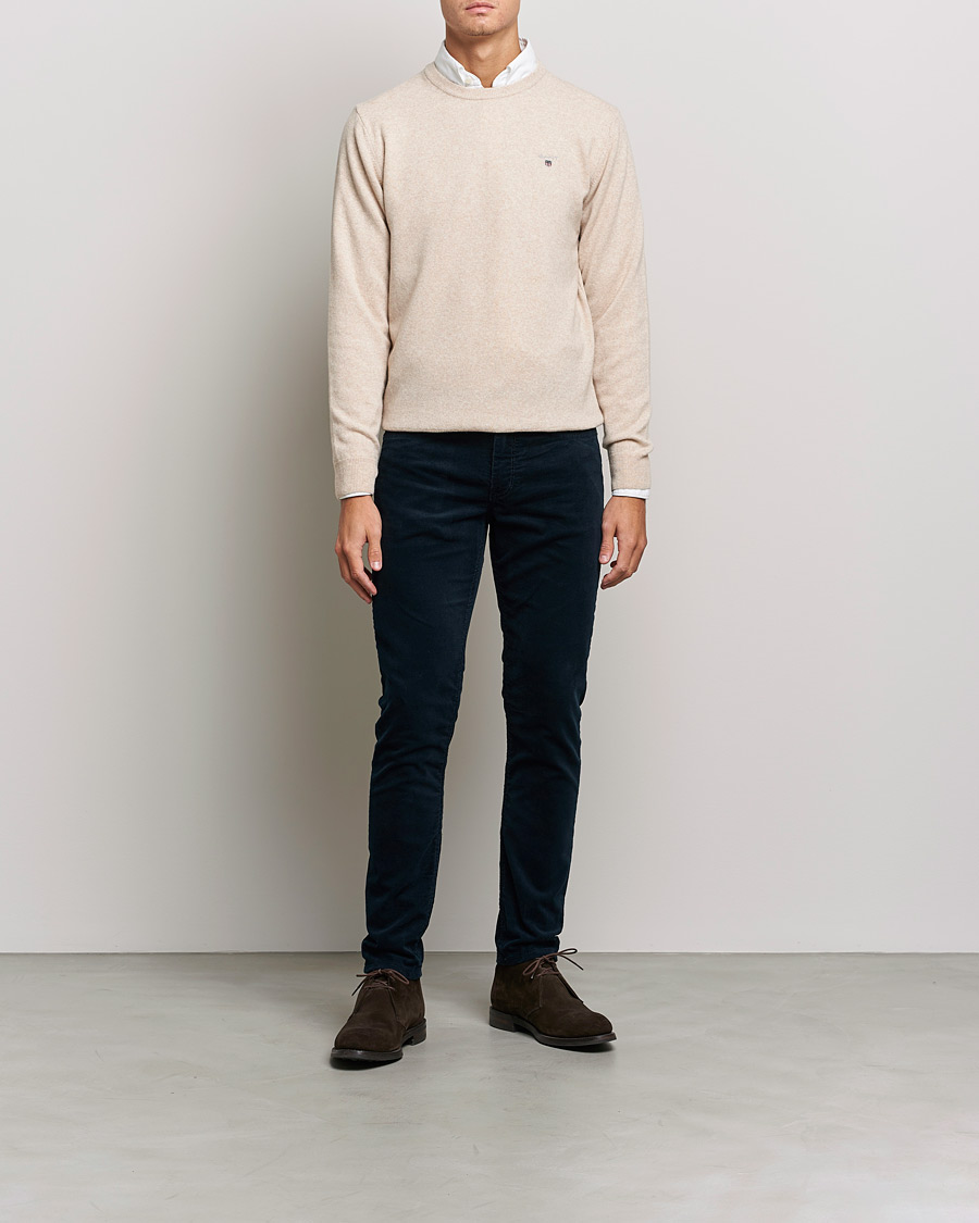 Herre | Bukser | GANT | Hayes Cord Jeans Marine