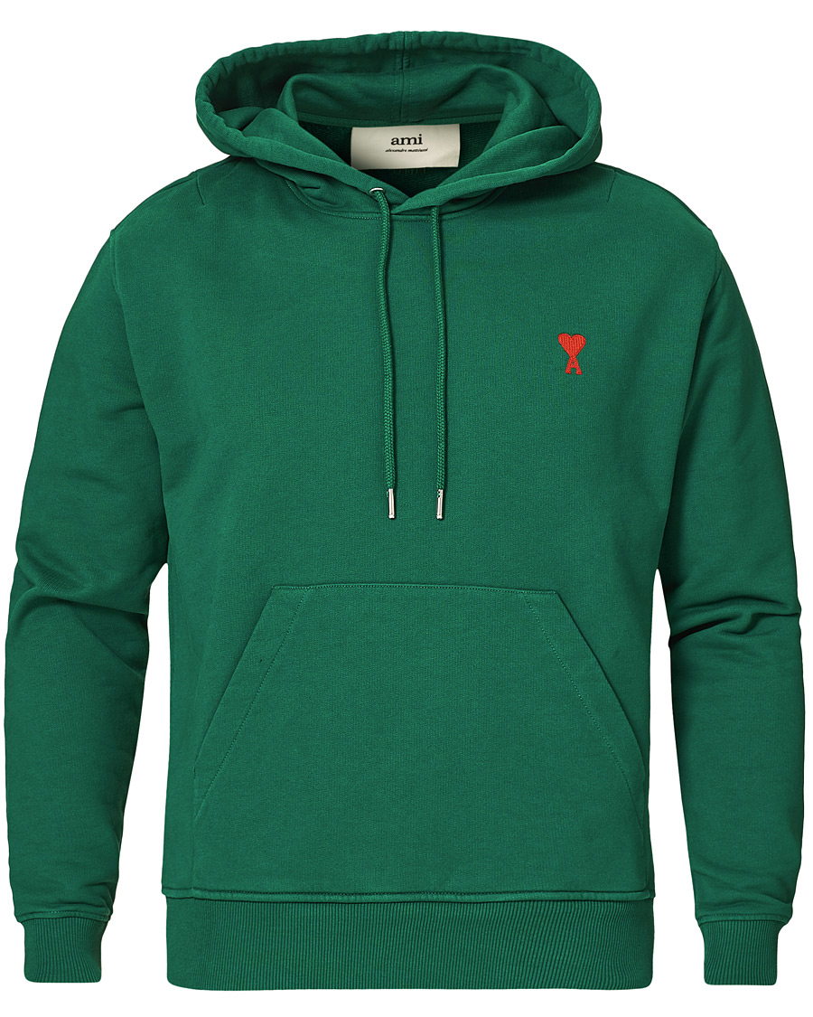 Herre | Trøjer | AMI | Heart Logo Hoodie Green