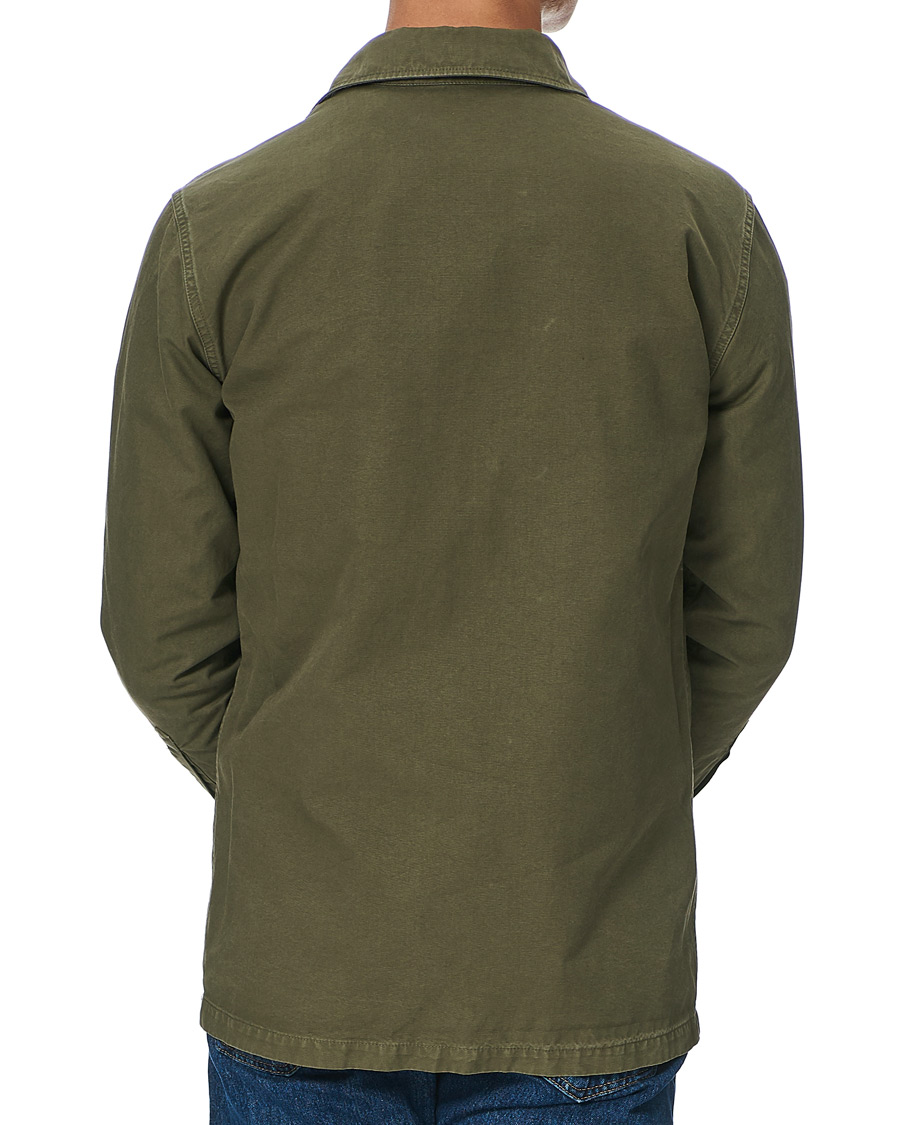 Herre | Skjorter | Aspesi | Hercules Cotton Overshirt Light Military