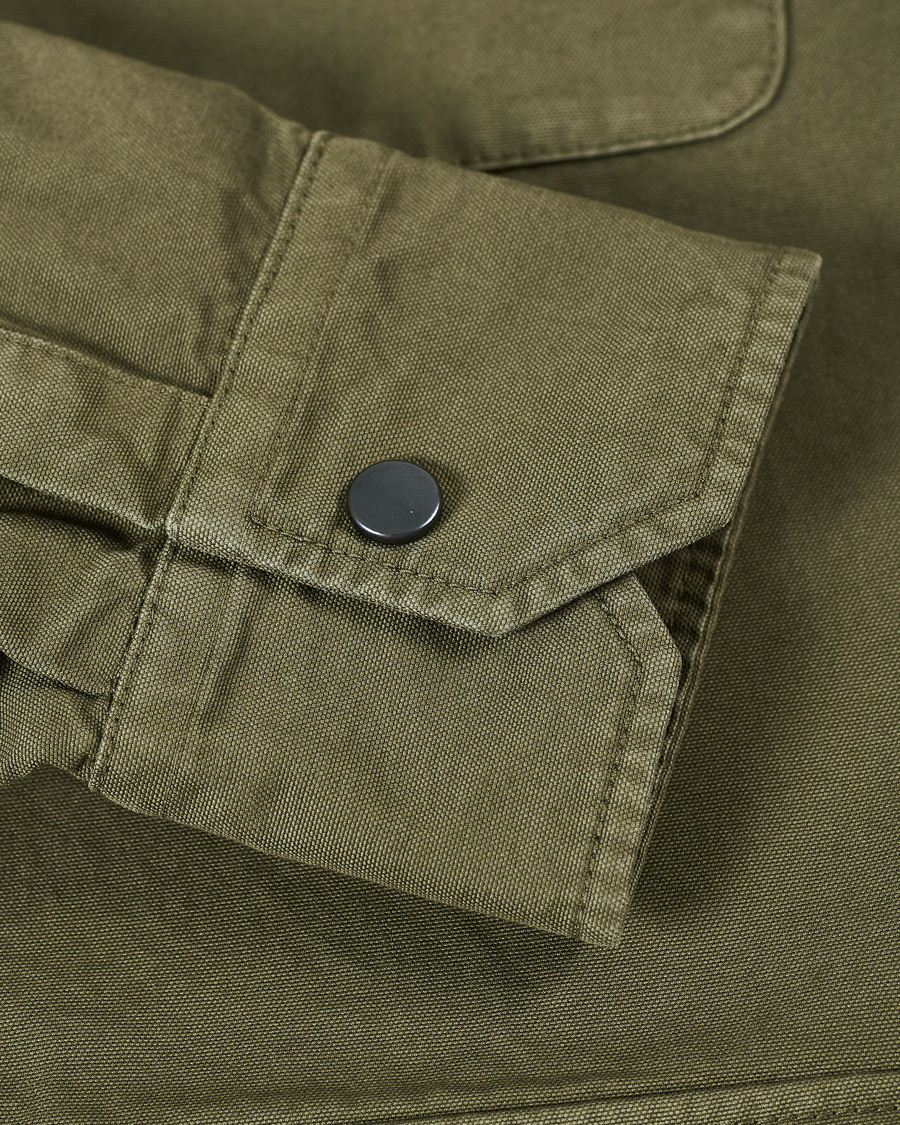 Herre | Skjorter | Aspesi | Hercules Cotton Overshirt Light Military