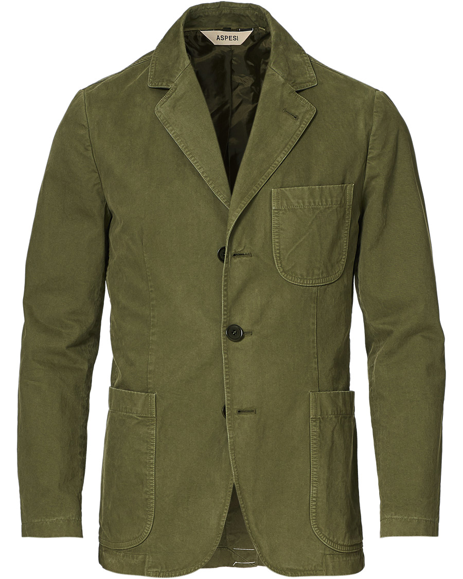 Herre | Blazere & jakker | Aspesi | Murakami Garment Dyed Blazer Military