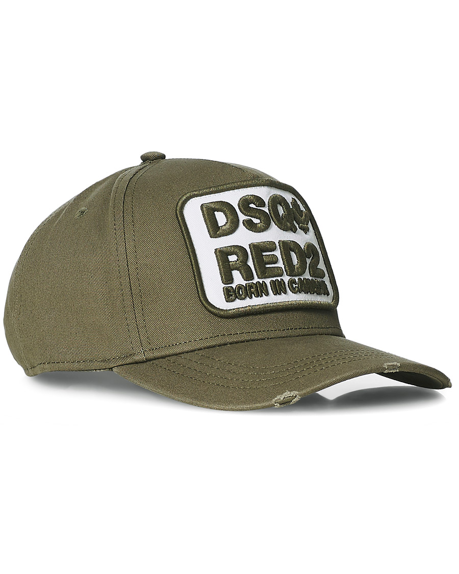 Herre | Dsquared2 Patch Baseball Cap Military | Dsquared2 | Patch Baseball Cap Military