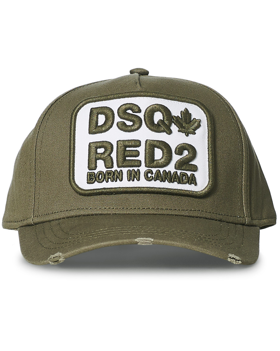 Herre | Dsquared2 Patch Baseball Cap Military | Dsquared2 | Patch Baseball Cap Military