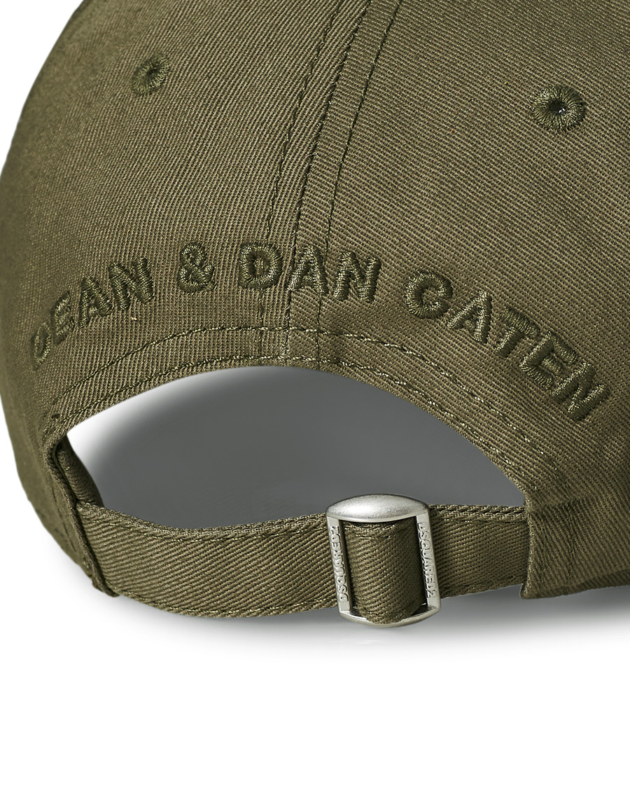 Herre | Dsquared2 Patch Baseball Cap Military | Dsquared2 | Patch Baseball Cap Military