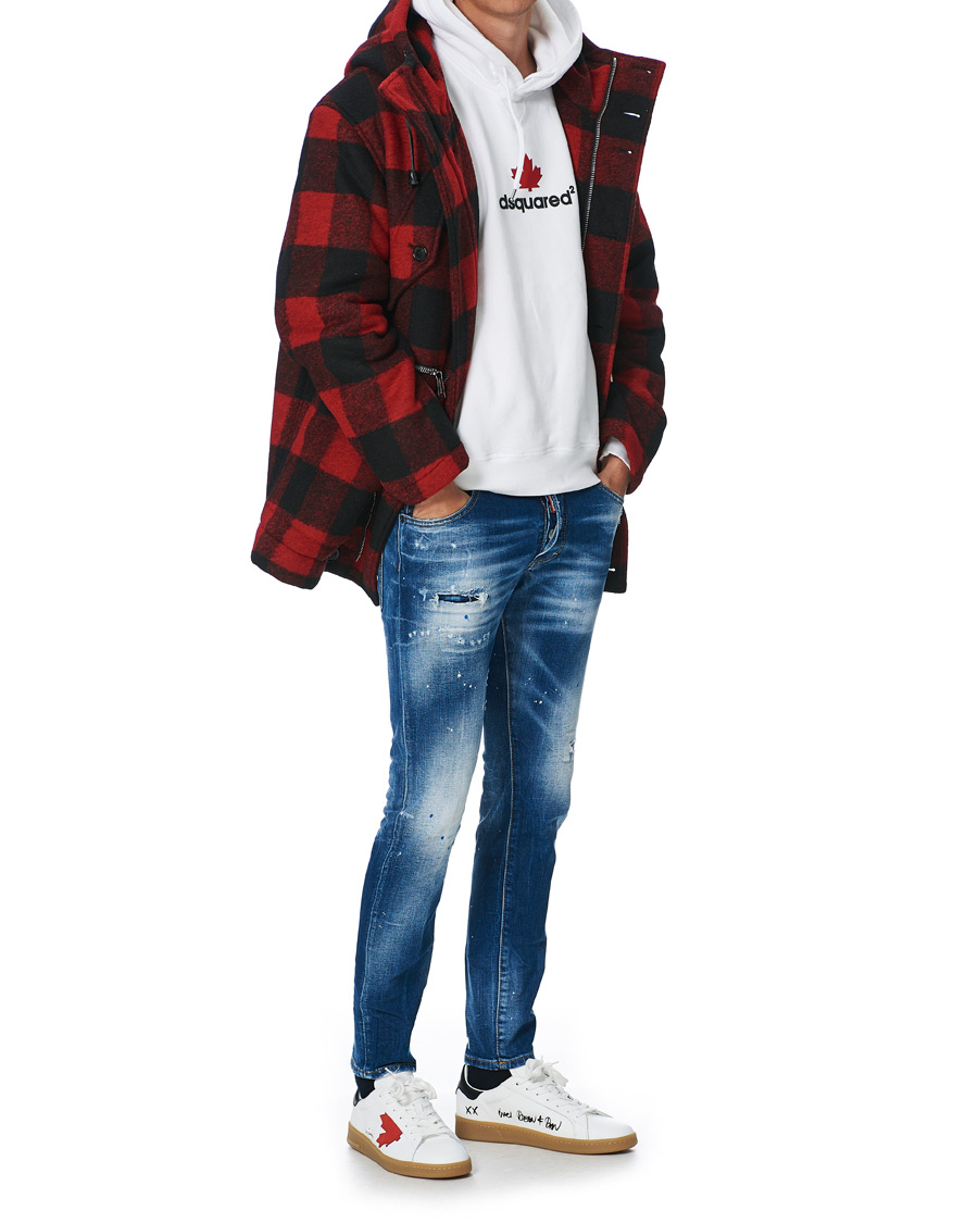 Herre | Dsquared2 The Canadian Leaf Sneaker White | Dsquared2 | The Canadian Leaf Sneaker White