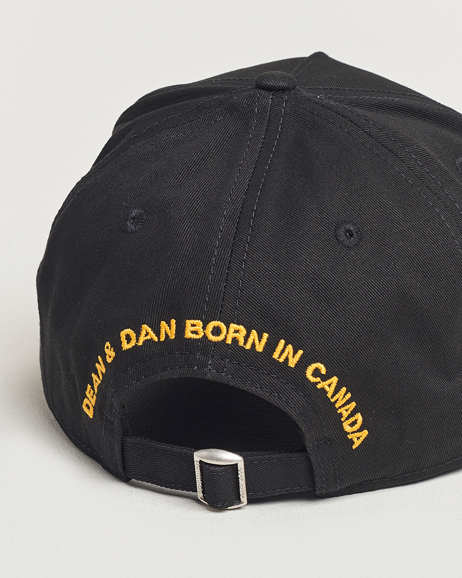 Herre | Dsquared2 Big Leaf Baseball Cap Black | Dsquared2 | Big Leaf Baseball Cap Black
