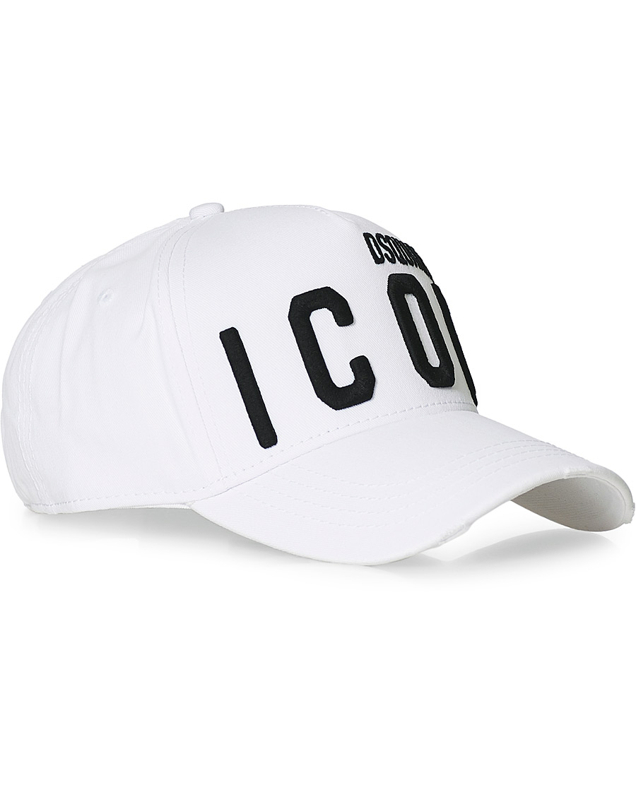 Dsquared2 Baseball Cap White CareOfCarl.dk