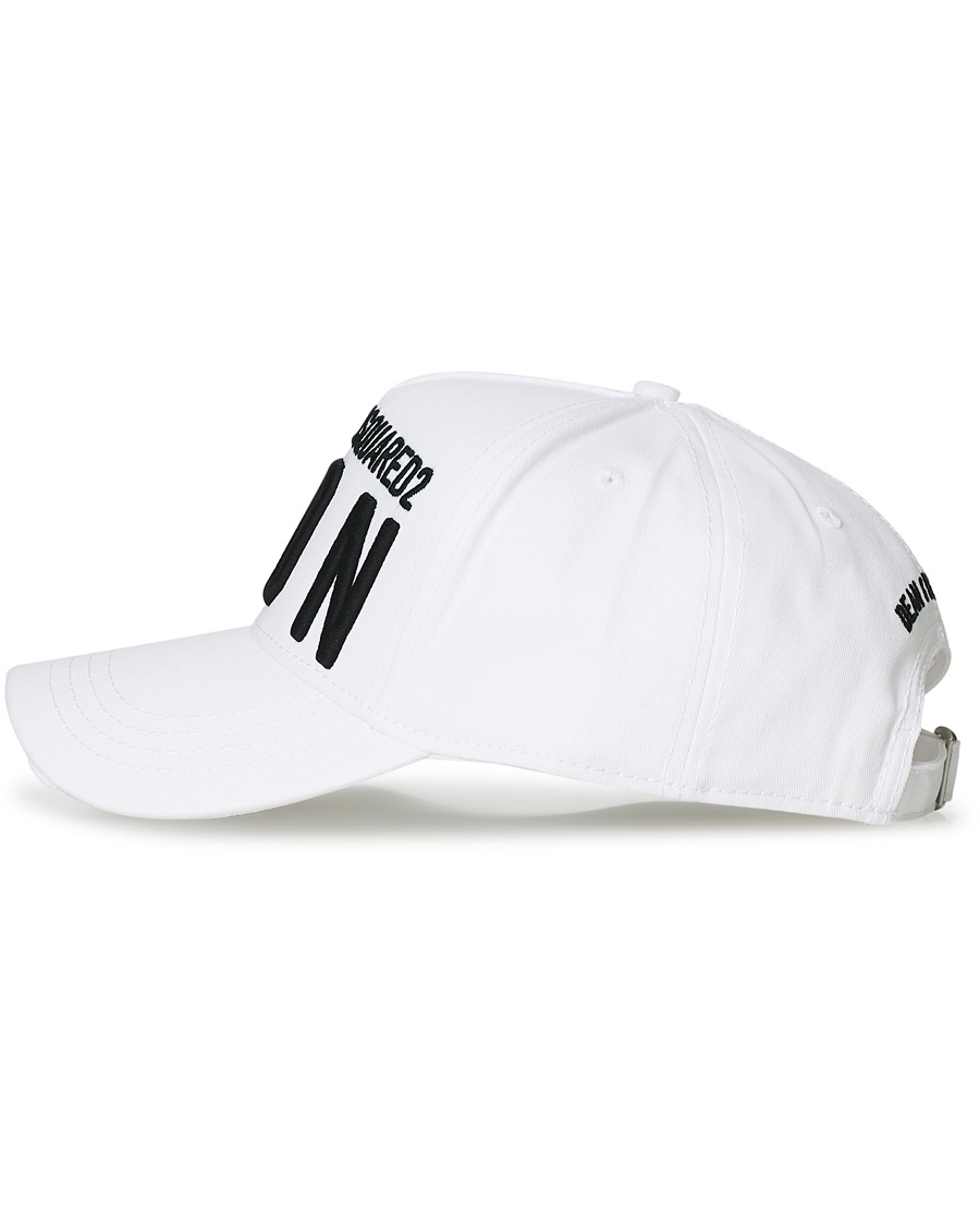 Herre | Dsquared2 Icon Baseball Cap White | Dsquared2 | Icon Baseball Cap White