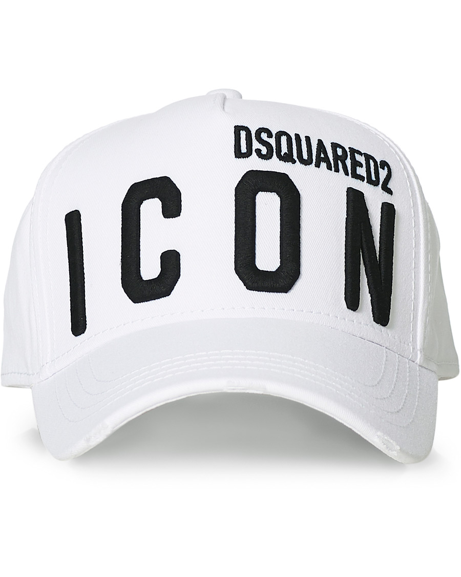 Herre | Dsquared2 Icon Baseball Cap White | Dsquared2 | Icon Baseball Cap White