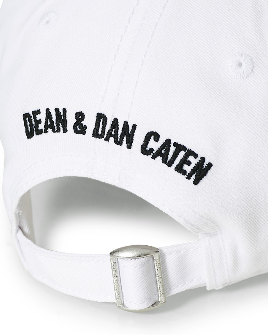 Mejeriprodukter Mundskyl Følsom Dsquared2 Icon Baseball Cap White - CareOfCarl.dk