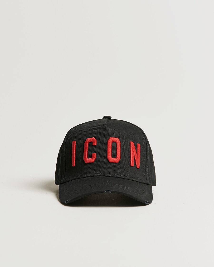 Herre | Hat & Kasket | Dsquared2 | Icon Baseball Cap Black/Red
