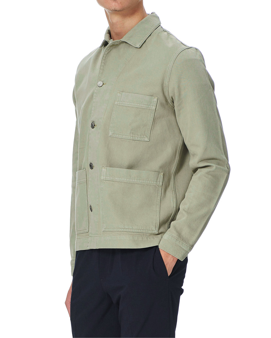 Herre | Skjorter | Samsøe Samsøe | Samsøe & Samsøe New Worker Jacket Seagrass