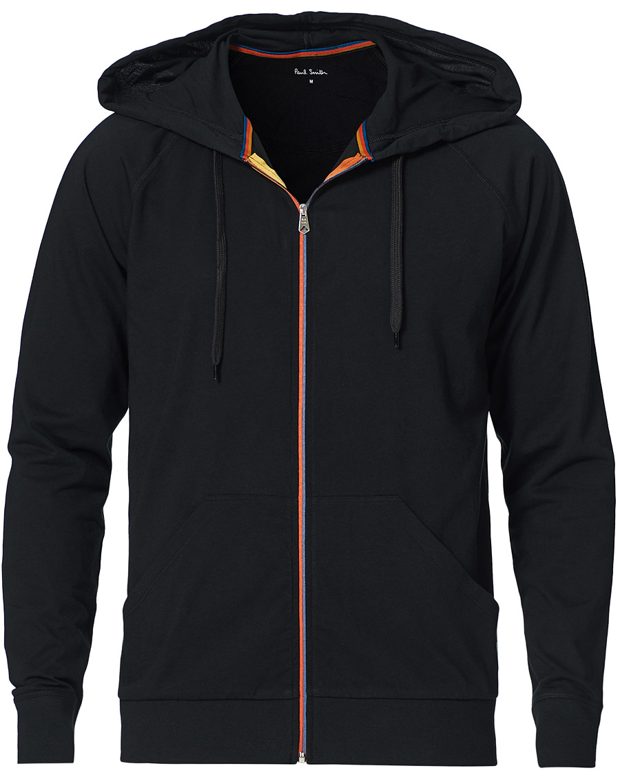 Herre | Paul Smith Tape Zip Hoodie Black | Paul Smith | Tape Zip Hoodie Black