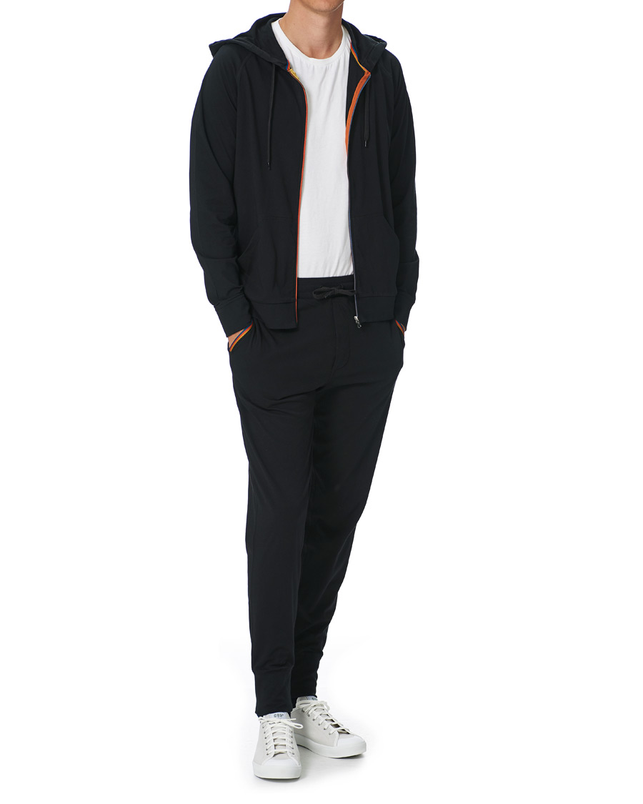 Herre | Paul Smith Tape Zip Hoodie Black | Paul Smith | Tape Zip Hoodie Black
