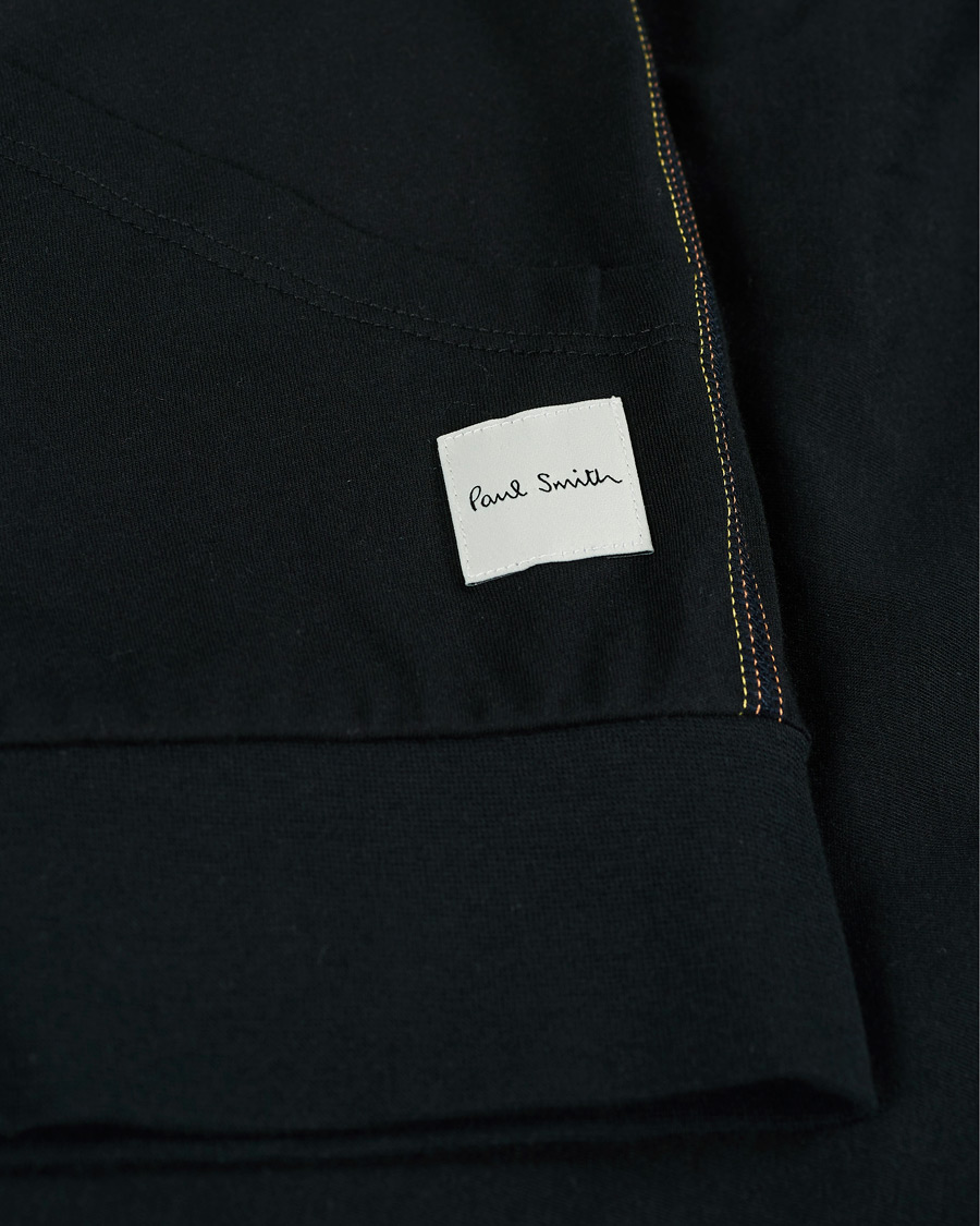 Herre | Paul Smith Tape Zip Hoodie Black | Paul Smith | Tape Zip Hoodie Black