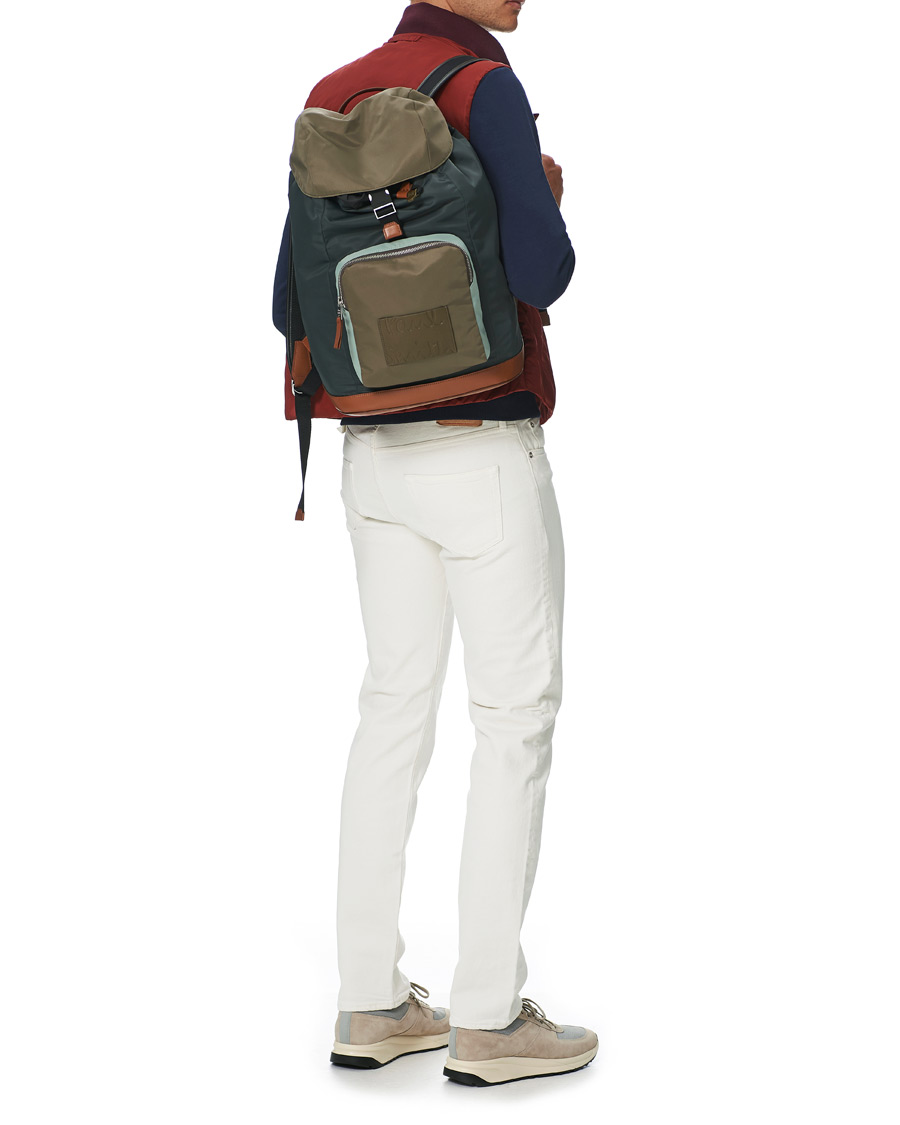 Herre | Paul Smith Nylon/Leather Backpack Black | Paul Smith | Nylon/Leather Backpack Black