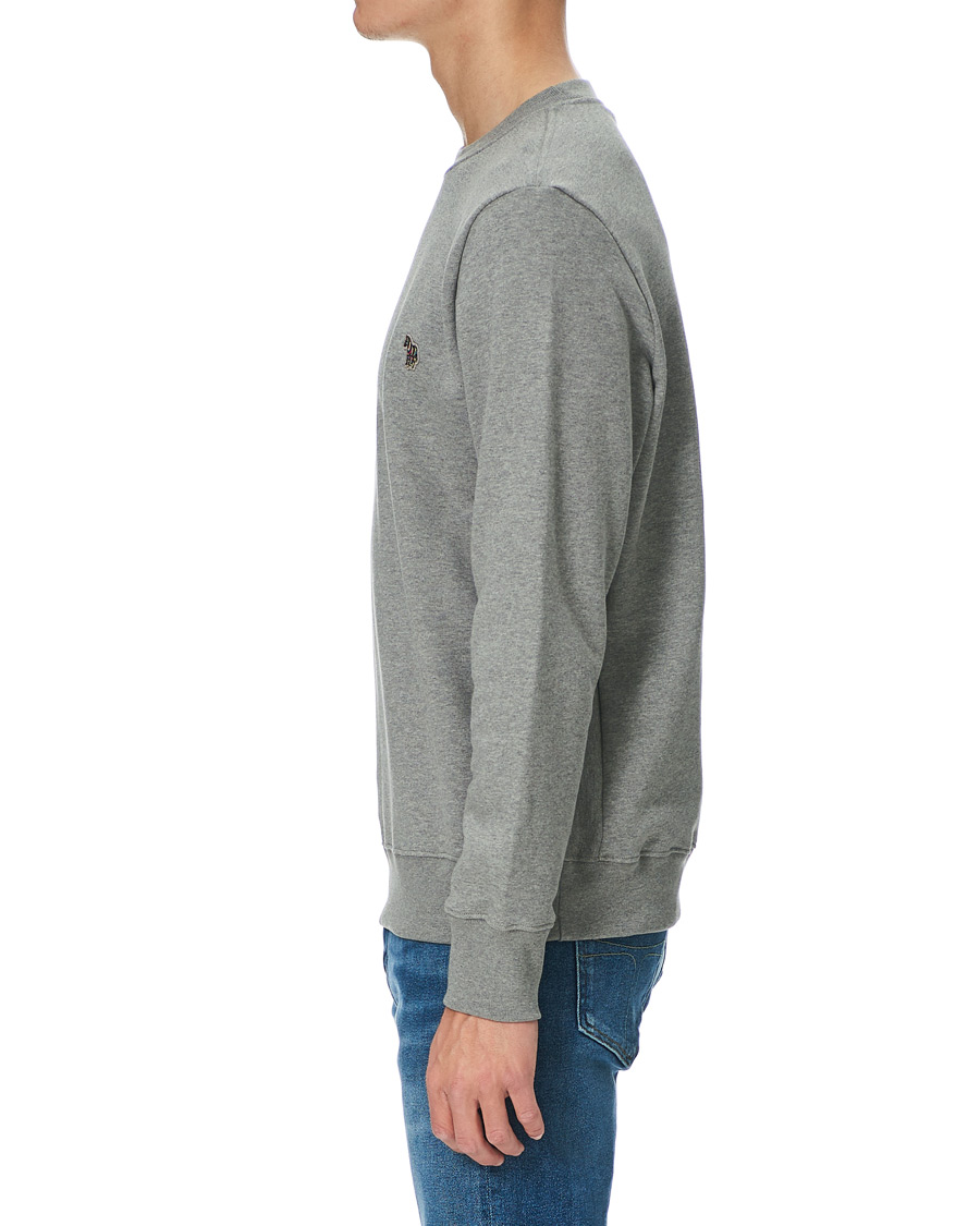 Herre | Trøjer | PS Paul Smith | Organic Cotton Zebra Sweatshirt Grey