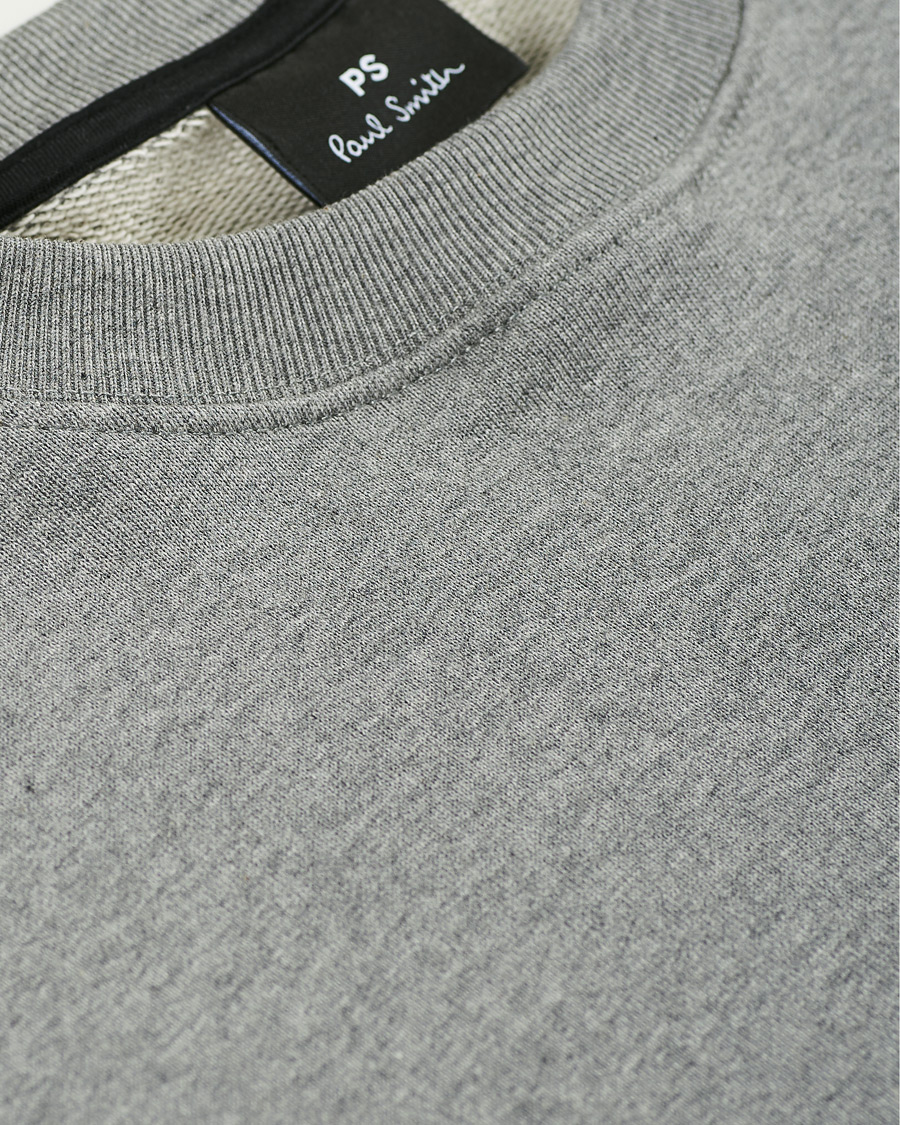 Herre | Trøjer | PS Paul Smith | Organic Cotton Zebra Sweatshirt Grey
