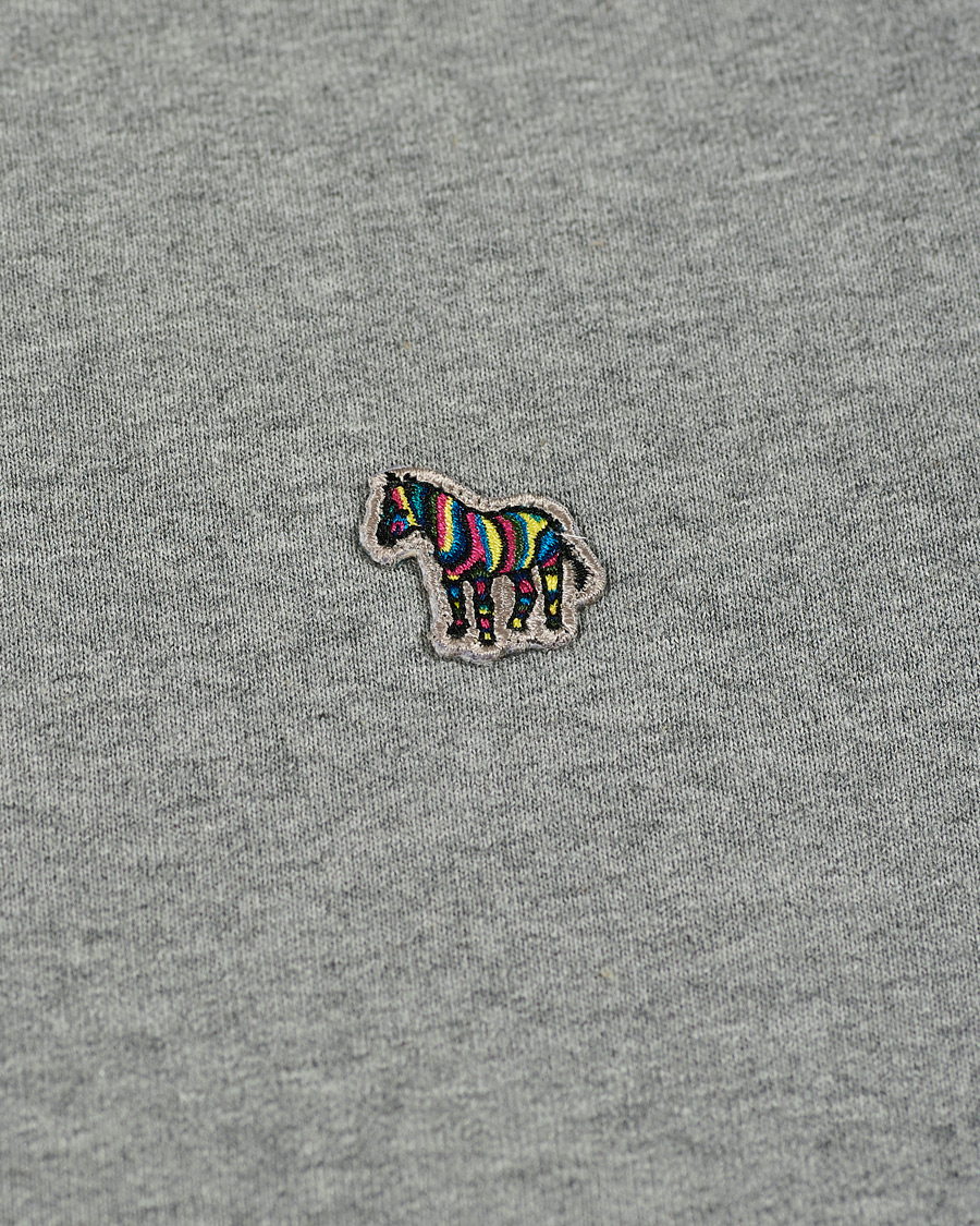 Herre | Trøjer | PS Paul Smith | Organic Cotton Zebra Sweatshirt Grey