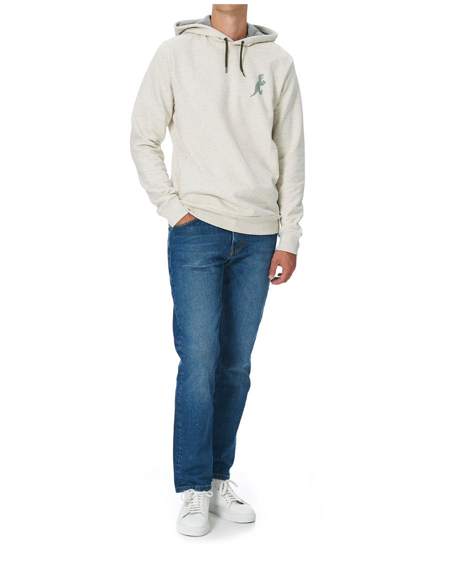 Herre | Trøjer | PS Paul Smith | Regular Fit Dino Hood White