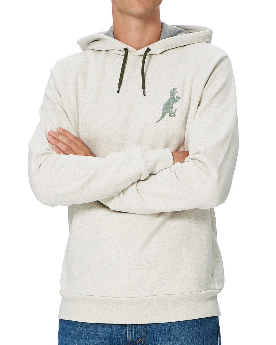 Herre | Trøjer | PS Paul Smith | Regular Fit Dino Hood White