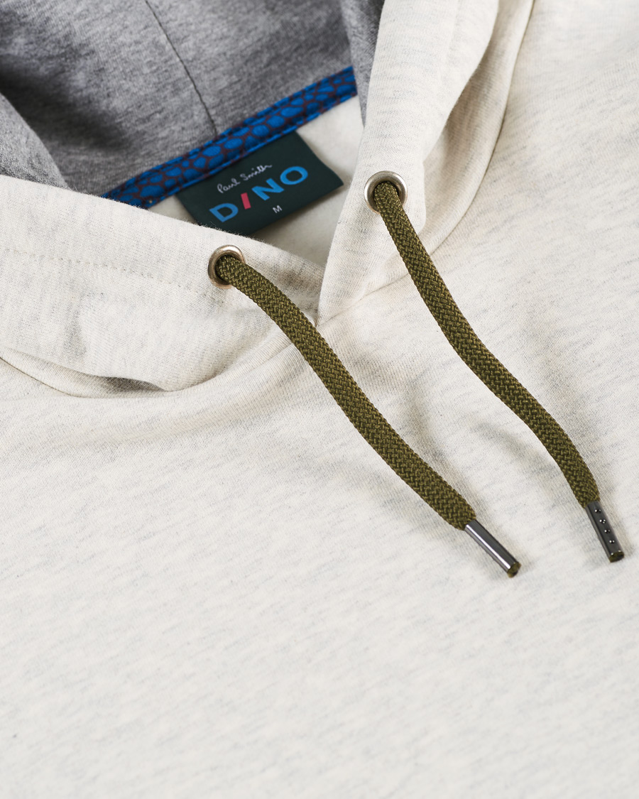 Herre | Trøjer | PS Paul Smith | Regular Fit Dino Hood White