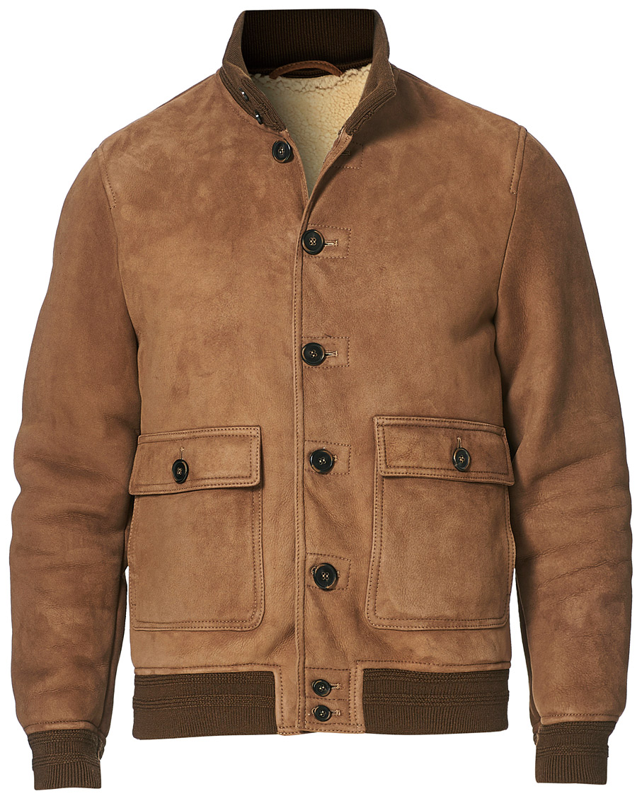 Herre | Jakker | Valstar | Shearling Valstarino Jacket Dark Brown