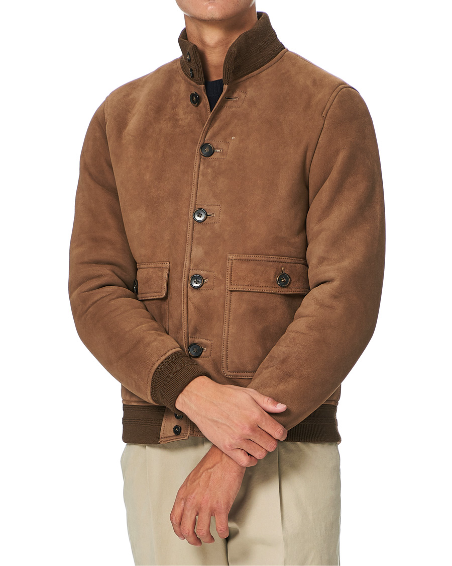 Herre | Jakker | Valstar | Shearling Valstarino Jacket Dark Brown
